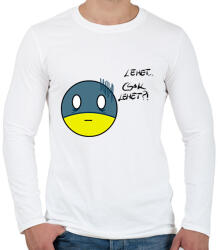 printfashion Emotion - Férfi hosszú ujjú póló - Fehér (1436040)