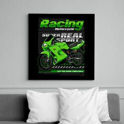 printfashion Motorverseny - Vászonkép - Fekete (14214310)