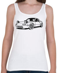 printfashion Mazda mx-5 /1 - Női atléta - Fehér (15821984)