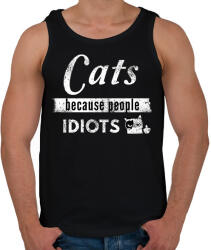 printfashion CATS - Férfi atléta - Fekete (1952302)