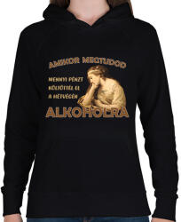 printfashion Amikor megtudod. . . - Női kapucnis pulóver - Fekete (7065564)