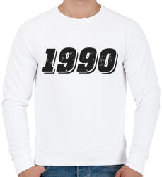 printfashion 1990 - Férfi pulóver - Fehér (6181754)