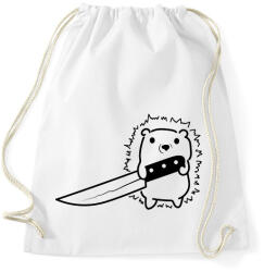 printfashion Süni késsel - Sportzsák, Tornazsák - Fehér (16326342)