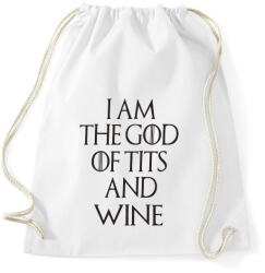 printfashion Trónok harca-God of . . . - Sportzsák, Tornazsák - Fehér (1814738)