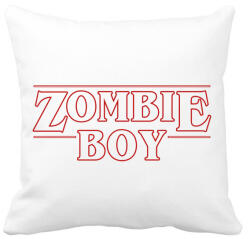 printfashion Zombi fiú - Párnahuzat, Díszpárnahuzat - Fehér (585916)