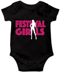 printfashion Fesztivál lányok - Baba Body - Fekete (1609112)