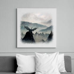 printfashion Szabadság - Vászonkép - Fehér (8539251)