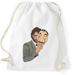 printfashion Money Heist - Sportzsák, Tornazsák - Fehér (3177219)