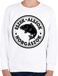 printfashion EszekAlszokHorgaszok-05 - Gyerek pulóver - Fehér (5252848)