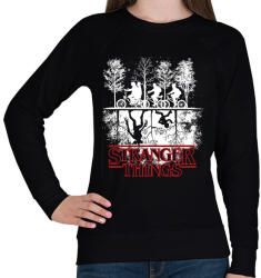 printfashion #upsidedown - Női pulóver - Fekete (14235999)