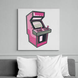 printfashion Retro gamer - Vászonkép - Fehér (11715547)