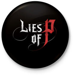 printfashion Lies of P - logo - Kitűző, hűtőmágnes - Fekete (15798746)