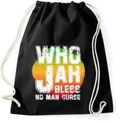 printfashion Who jah - Sportzsák, Tornazsák - Fekete (7659832)