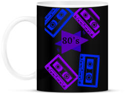 printfashion 80's - Bögre - Fekete (2164675)