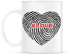 printfashion Love szív - Bögre - Fehér (12302406)