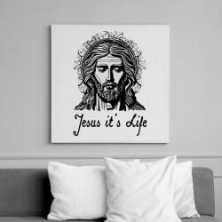 printfashion jesus its life - Vászonkép - Fehér (15478891)