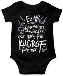 printfashion Seteményes tálca - Baba Body - Fekete (16774850)