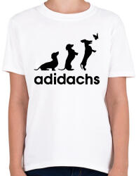 printfashion Adidachs - Gyerek póló - Fehér (14617834)
