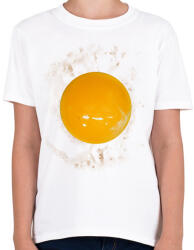 printfashion Tojás - Gyerek póló - Fehér (6102460)