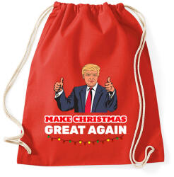 printfashion MAKE CHRISTMAS GREAT AGAIN - Sportzsák, Tornazsák - Piros (10823386)