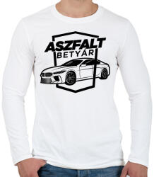 printfashion Aszfalt betyár - BMW - Férfi hosszú ujjú póló - Fehér (4344872)