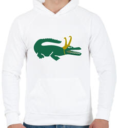 printfashion Loki kroki - Férfi kapucnis pulóver - Fehér (6142742)