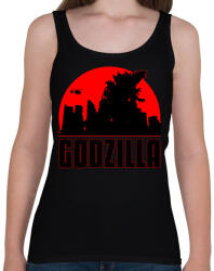 printfashion Godzilla - Női atléta - Fekete (13146300)