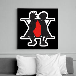 printfashion hunterXhunter - Vászonkép - Fekete (16331975)