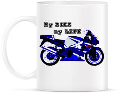 printfashion gsxr1000 - Bögre - Fehér (2920518)