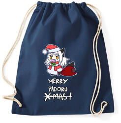 printfashion Boldog karácsonyt! - Sportzsák, Tornazsák - Sötétkék (13552447)