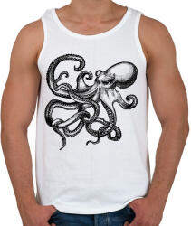 printfashion polip - Férfi atléta - Fehér (15603042)