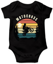 printfashion Motocross - Baba Body - Fekete (5077988)