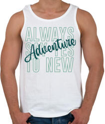 printfashion Always say yes - Férfi atléta - Fehér (7288033)