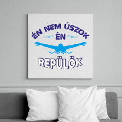 printfashion Én nem úszok - Vászonkép - Fehér (13554716)