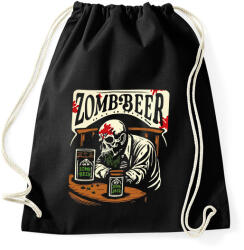 printfashion Zom-Beer - Sportzsák, Tornazsák - Fekete (14055711)