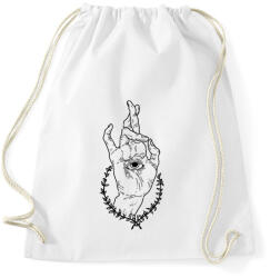 printfashion Eye in hand - Sportzsák, Tornazsák - Fehér (16450066)
