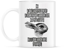 printfashion agyfélteke probléma kutya ws zsiráf - Bögre - Fehér (11552741)