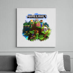 printfashion Minecraft - Vászonkép - Fehér (14465713)