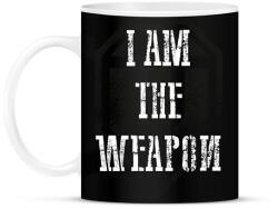 printfashion IAM THE WEAPON - Bögre - Fekete (2133733)
