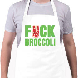 printfashion FUCK brokkoli - Kötény - Fehér (4904177)