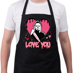 printfashion Love you - Kötény - Fekete (11730800)