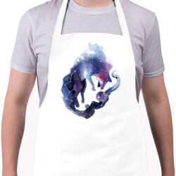printfashion Wolf in the Sky - Kötény - Fehér (4904949)