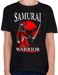 printfashion Szamuráj - Gyerek póló - Fekete (13745996)
