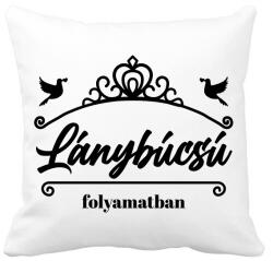 printfashion Lánybúcsú folyamatban - Párnahuzat, Díszpárnahuzat - Fehér (16059395)