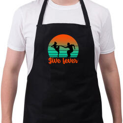 printfashion Jive fever - Kötény - Fekete (10743461)