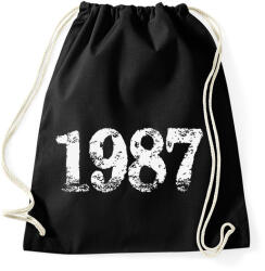 printfashion 1987 - Sportzsák, Tornazsák - Fekete (6198394)