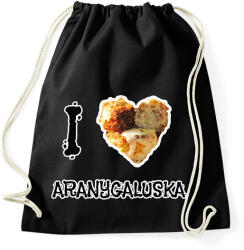 printfashion I love aranygaluska - Sportzsák, Tornazsák - Fekete (8694979)