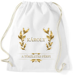 printfashion Károly - Sportzsák, Tornazsák - Fehér (3676107)