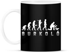 printfashion Burkoló evolúció - Bögre - Fekete (14700691)
