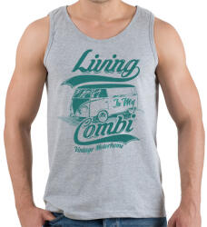 printfashion Lakókocsi - Férfi atléta - Sport szürke (188326)